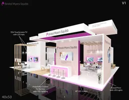 40x50 Île booth design by Pro-X Exhibits